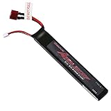 Airsoft Akku Lipo Akku Stick 2S 7.4V 1300mAh 25C für Airsoft Gewehr Luftgewehr...