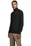 Herren Jack & Jones Dünner Rollkragen Strickpullover | Klassischer Rundhals Sweater |...