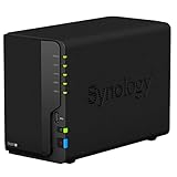 Synology DS220+ 4TB 2 Bay Desktop NAS System, installiert mit 2 x 2TB Western Digital Red...