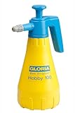 GLORIA Drucksprüher Hobby 100 | Gartenspritze | Handsprüher | 1,0 L Füllinhalt | Mit...