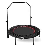 Indoor-Trampolin Ø101cm | Faltbares Fitness-Trampolin | Trampolin für Erwachsene und...