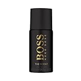 BOSS THE SCENT Deo Spray für Herren, orientalischer Duft mit Leder-Noten und...