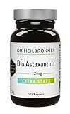 Dr. Heilbronner Bio Astaxanthin 12mg Kapseln hochdosiert in der Glasflasche 90 Stk. I...