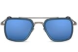 Cheapass Herren-Sonnenbrille, Pilotenbrille, Luftfahrt, cool, Retro, Metallform,...