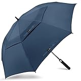 ZOMAKE Regenschirm Sturmfest Groß,XL Golf Umbrella Stockschirm mit Auf-Zu-Automatik für...