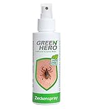 Green Hero Zeckenspray schützt zuverlässig vor Zecken, Mücken & Moskitos...