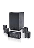 Cinema Star 5.1 - Subwoofer-Satellitensystem mit aktivem Subwoofer,...