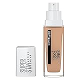 Maybelline New York Wasserfestes Make up, Foundation mit hoher Deckkraft, Langanhaltendes...