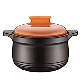 JHHDP Rund Auflauf Auflauf Stockpot Haushalts Cooker Porridge Pot Suppe Flamme Gas...