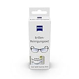 ZEISS Brillen-Reinigungs-Set mit 30ml Inhalt inklusive einem Mikrofasertuch zur schonenden...