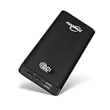 Powerbank 26800mAh Handy Externer Akku Klein LCD Tragbares Ladegerät Mini Hohe Kapazität...