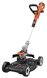 Black+Decker 3-in-1-Werkzeug, 18 V, Trimmer und Rasenmäher, 28 cm, 2...