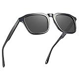 CARFIA Retro Polarisierte Herren Sonnenbrille, 100% UV-Schutz Sportliche Fahrenbrille