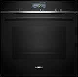 Siemens HS736G3B1, Smarter iQ700 Einbau-Dampfbackofen, 60 x 60 cm, Schwarz, Made in...