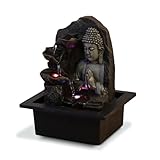 Zen'Light Innenbrunnen Cascade Buddha Lotus Bunt LED - Innendekoration Feng Shui - Brunnen...