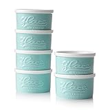 DOWAN Porzellan Auflaufförmchen 235ml, Servierschalen für Souffle Creme...