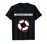 Nichtschwimmer Rettungsring Bademeister Schwimmbad Schwimmen T-Shirt