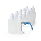 ProfessionalTree 10 x 50 ml Tropfflaschen und 10 Etiketten - Leere...