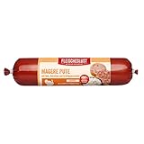 Fleischeslust Magere Pute mit Reis, Karotten und Grünlippmuscheln Wurst (1 x 800 Gramm)