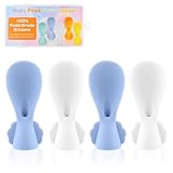 MUQZI Quetschies Löffel, 4Pack Silikon Baby Quetschie Babylöffel Squeeze Feeder...