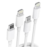 USB C Lightning Kabel,iPhone Ladekabel [2Pack 2M+1M] Apple MFi Zertifiziert...