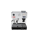 LELIT Anita PL042TEMD, Prosumer-Kaffeemaschine mit Mahlwerk und ThermoPID, Silber