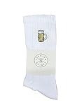 Fashion Drinks Crew Socks Herren & Damen aus Bio Baumwolle im Masskrug Design (42-46)