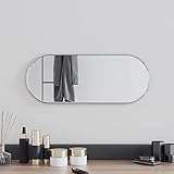 Xichuzi Wandspiegel Silbern 50x20 cm Oval, Wall Mirror, Spiegel Schlafzimmer,...