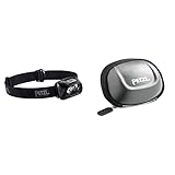 PETZL E099HA Unisex – Erwachsene Stirnlampe Tactikka Core Schwarz Lampe, one Size, &...