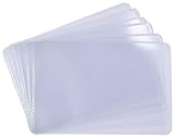 EC Kartenhülle Soft transparent 10 Stück 60x90mm Schutzhülle NEU Kreditkarte...