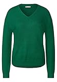 Street One Damen A302266 Strickpullover, Dark Brisk Green Melange, 34