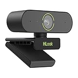 HiLook 1080P Webcam mit Mikrofon, U12P Webkamera, AutoFocus, Geräuschunterdrückung,...