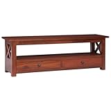 AJSEOYBS Fernseher Tisch,HäNgeschranktv-Schrank Braun 115x30x40 cm Massivholz...