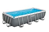 Bestway Power Steel Frame Pool Komplett-Set mit Filterpumpe 549 x 274 x 122 cm,...