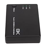 FOLOSAFENAR 8K HD Switcher, Free Switch Plug and Play HD Multimedia Switcher 3 In 1 Out 40...