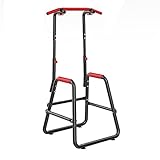 Multi Function Power Tower Portable Standing Dip Station Adjustable Height Pull Up Bar...