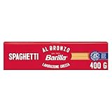 Barilla Pasta Al Bronzo Spaghetti mit Bronze-Matrizen geformt, für intensive...