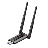 Junguluy 1200M USB-Netzwerkkarte, Drahtloser Netzwerkadapter RTL8812 Dualband 2,4G 5G...