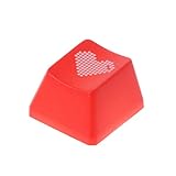 Christol Red Love Heart Pattern Tastatur Tastenkappe mechanisch Enter/ESC für Tastenkappe...