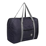 Faltbare Reisetasche für Herren & Damen, Leichter Faltbare Reise-Gepäck Weekender...