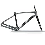 DHNCBGFZ Gravel Bike Rennrad Carbon Rahmen 700C Rennrad Frameset 46CM/49CM/52CM/55CM...