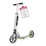 HUDORA BigWheel 205 Scooter - Stabiler Aluminium-Roller - Höhenjustierbarer &...