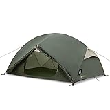 qeedo Light Birch S Trekkingzelt, kleines Packmaß (48 x 16 cm), leicht (2,88...