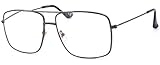 NEWVISION® Lesebrille, Lesebrille, kratzfeste Gläser, rechteckiger Rahmen aus Metall mit...