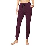 Damen Wanderhose Damen Einfarbig Hosen Yoga Jogginghose Baumwolle Casual Sporthose...