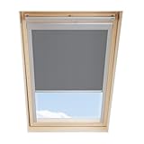 Dachfenster Verdunkelungsrollo kompatibel mit VELUX, Grau, für GGL M06, GGL 306, GGU M06,...