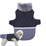 Eaglehg Hundekleidung für den Winter, Warmer Hundemantel,Wendbare warme Hundekleidung -...