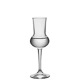 Bormioli Rocco 166180 Riserva Grappakelch, 80ml, Glas, transparent, 6 Stück