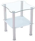 CasaXXl Couchtisch Glas mit Sicherheitsglas & Facettenschliff - Glastisch...