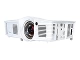 Optoma GT1080e Kurzdistanz DLP Projektor (Full HD, 3000 Lumen, 25.000:1 Kontrast,3D)